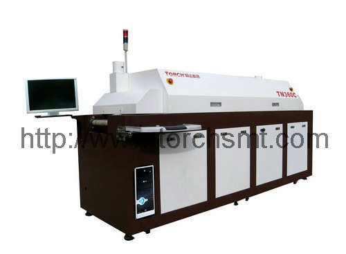 Full hot air lead-free reflow Oven with six heating-zones TN360C