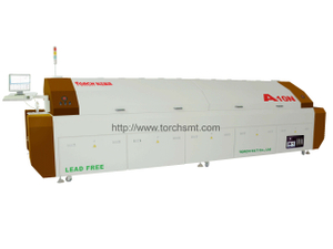 Large-size lead-free Reflow Oven with Ten heating-zones A10N